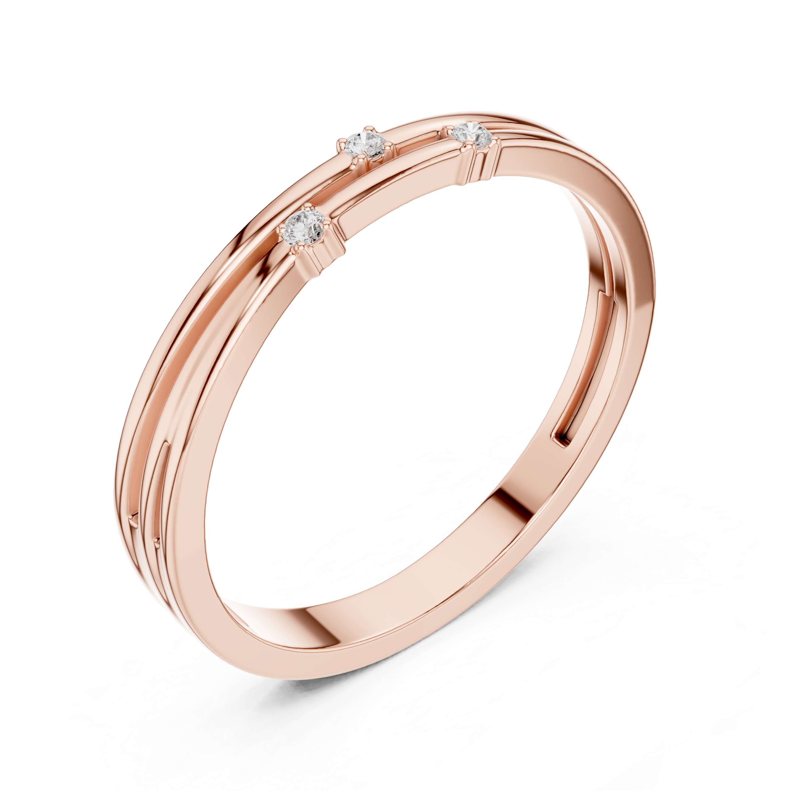 Kora Princess Cut Three Stone Lab Grown Diamond Ring