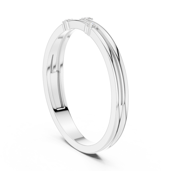 Kora Princess Cut Three Stone Lab Grown Diamond Ring