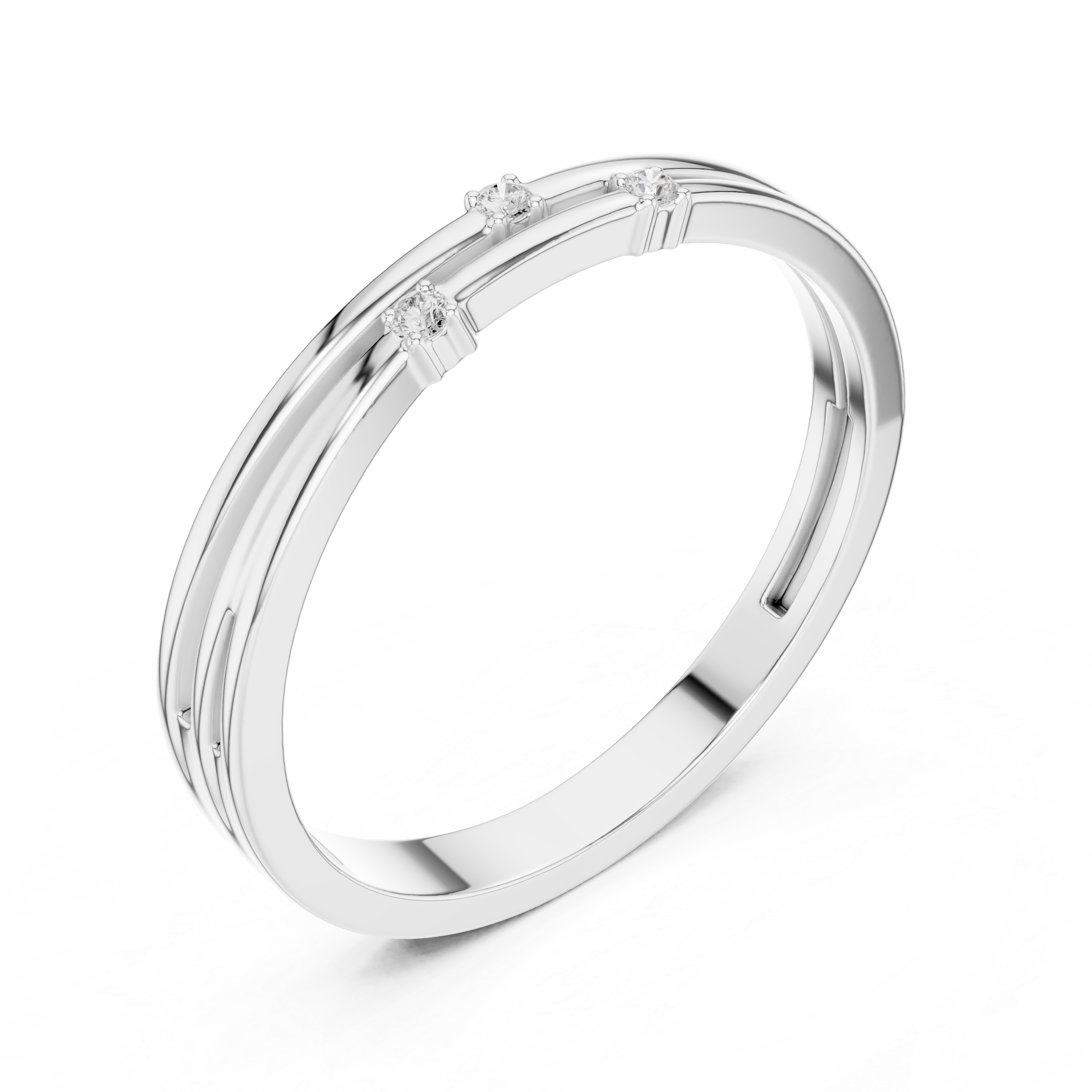 Kora Princess Cut Three Stone Lab Grown Diamond Ring