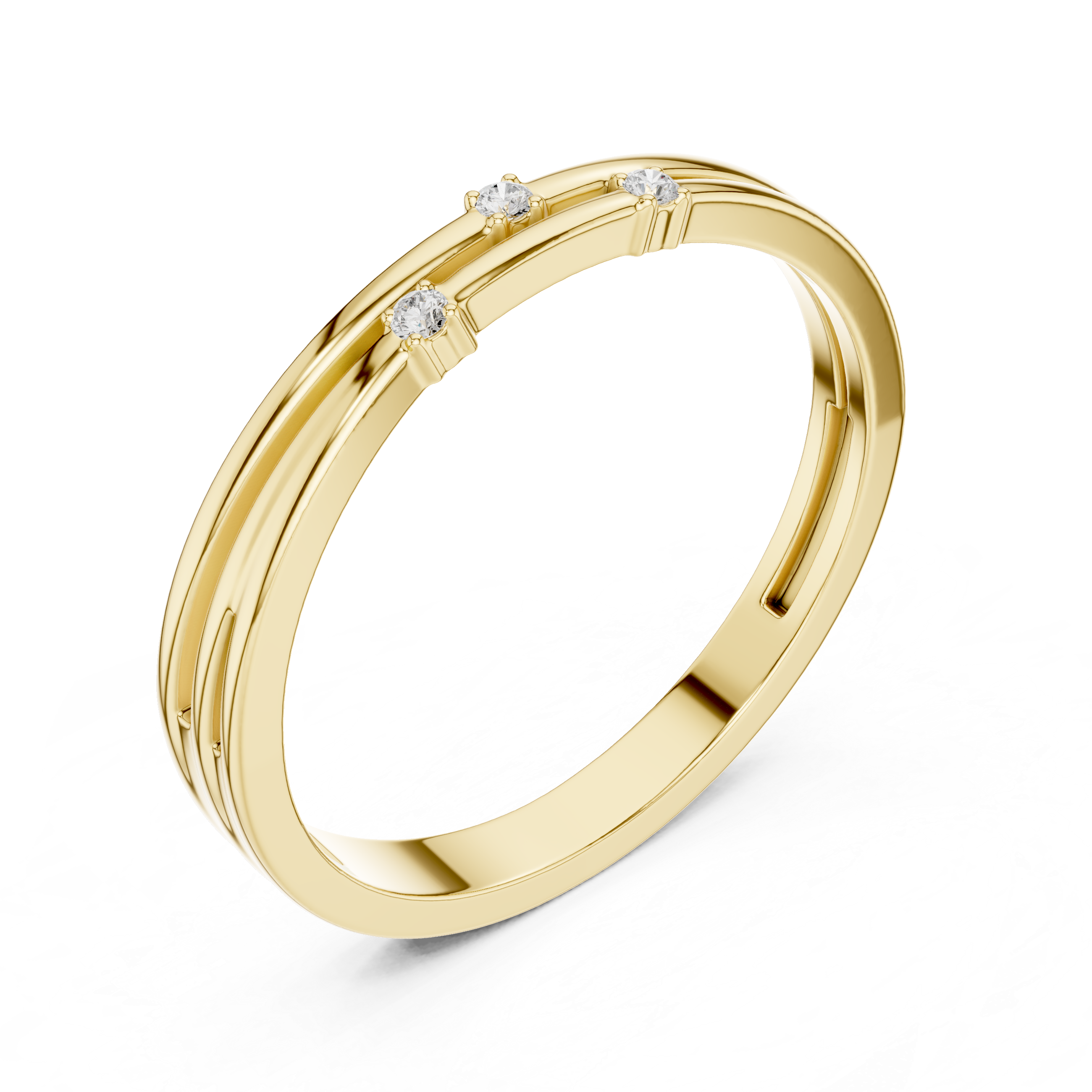 Kora Princess Cut Three Stone Lab Grown Diamond Ring