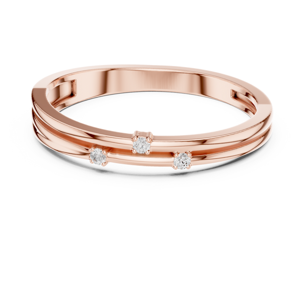 Kora Princess Cut Three Stone Lab Grown Diamond Ring
