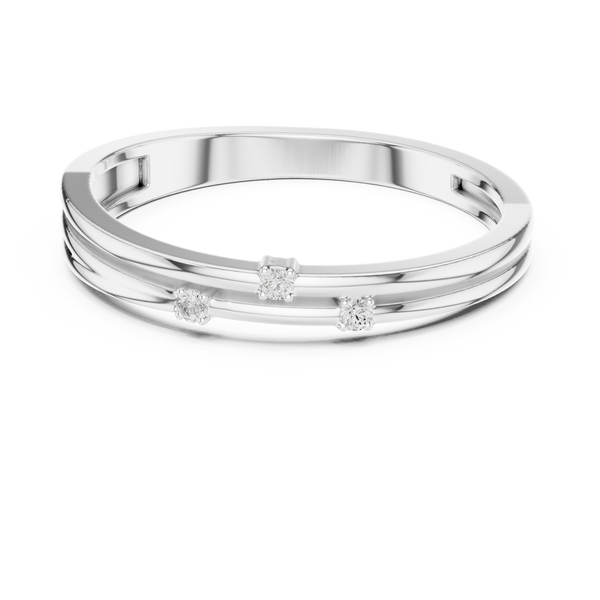 Kora Princess Cut Three Stone Lab Grown Diamond Ring
