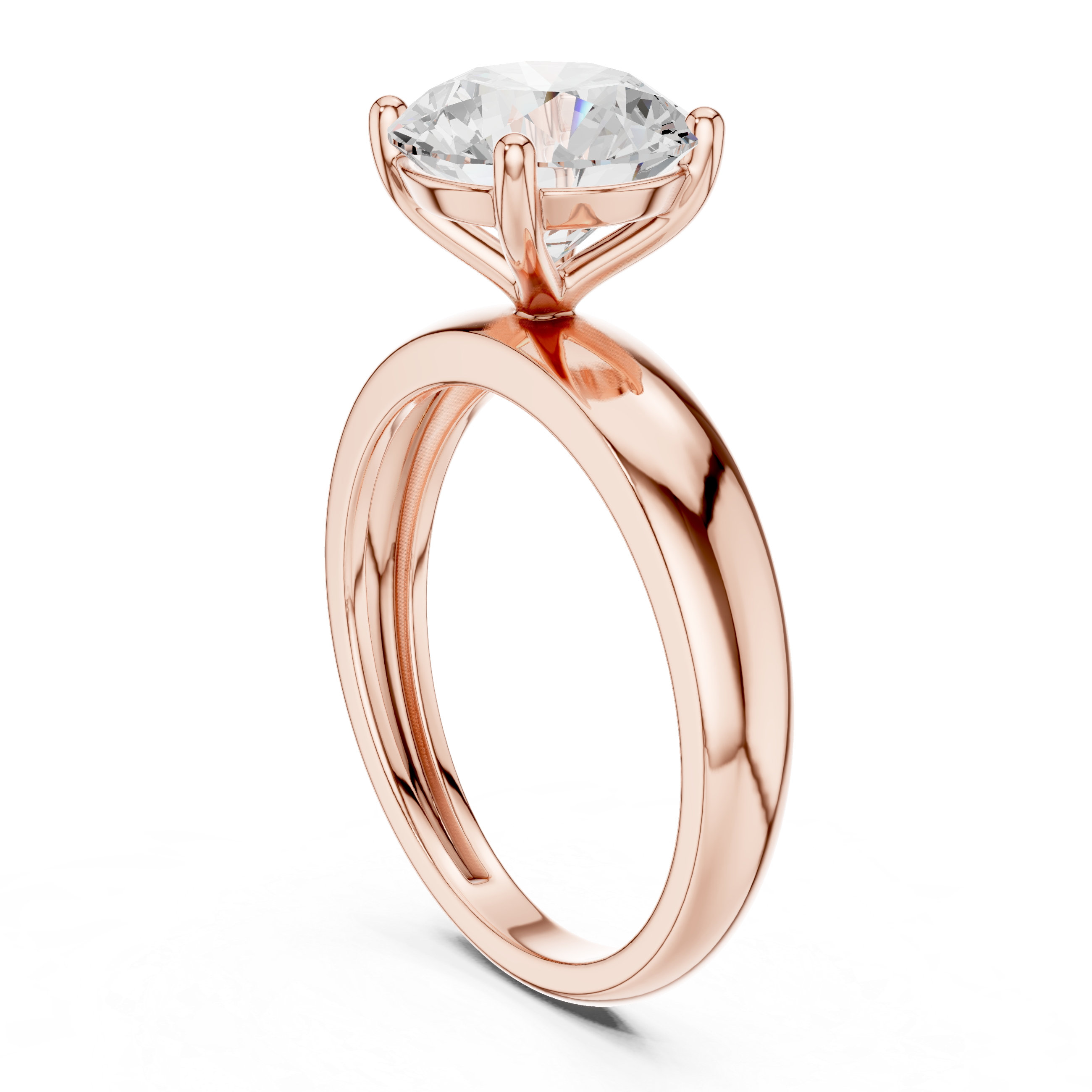 Kalea Radiant Cut Twisted Band Lab Grown Diamond Ring