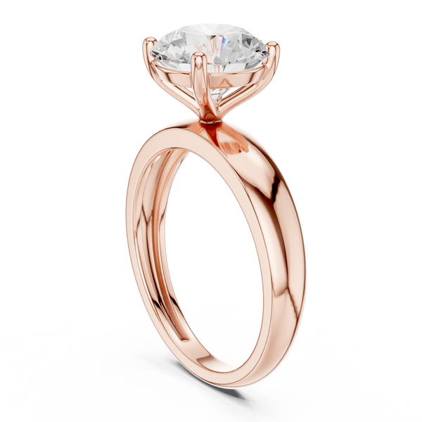 Kalea Radiant Cut Twisted Band Lab Grown Diamond Ring
