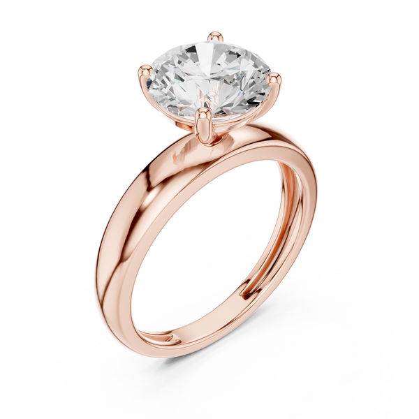 Kalea Radiant Cut Twisted Band Lab Grown Diamond Ring