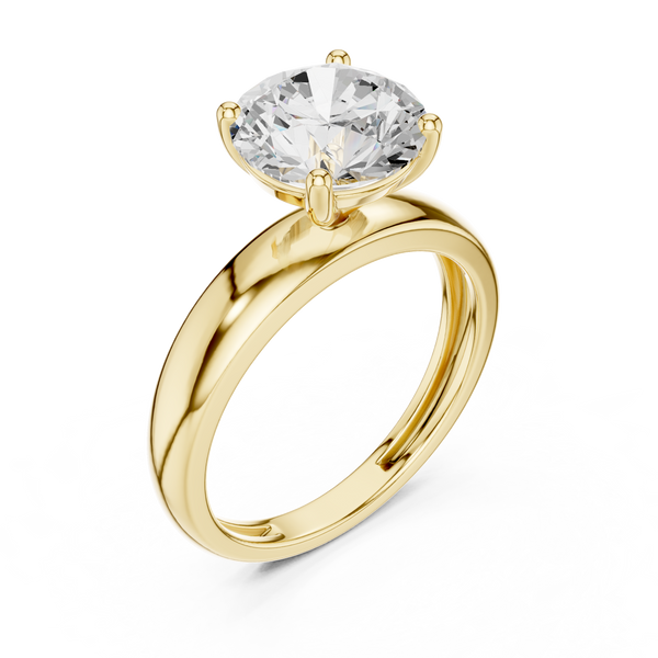 Kalea Radiant Cut Twisted Band Lab Grown Diamond Ring