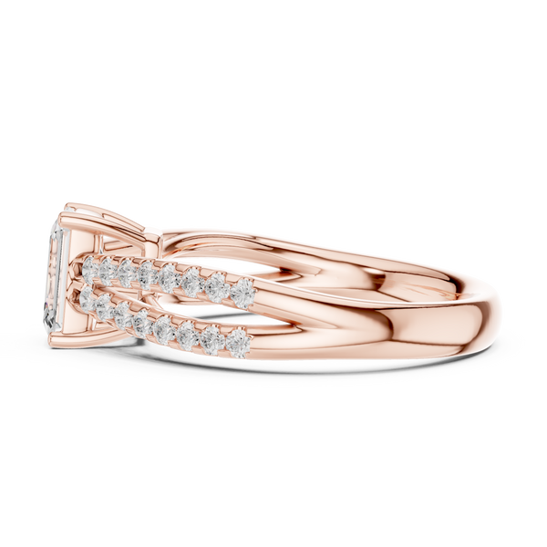 Nalia Marquise Cut Pave Lab Grown Diamond Ring