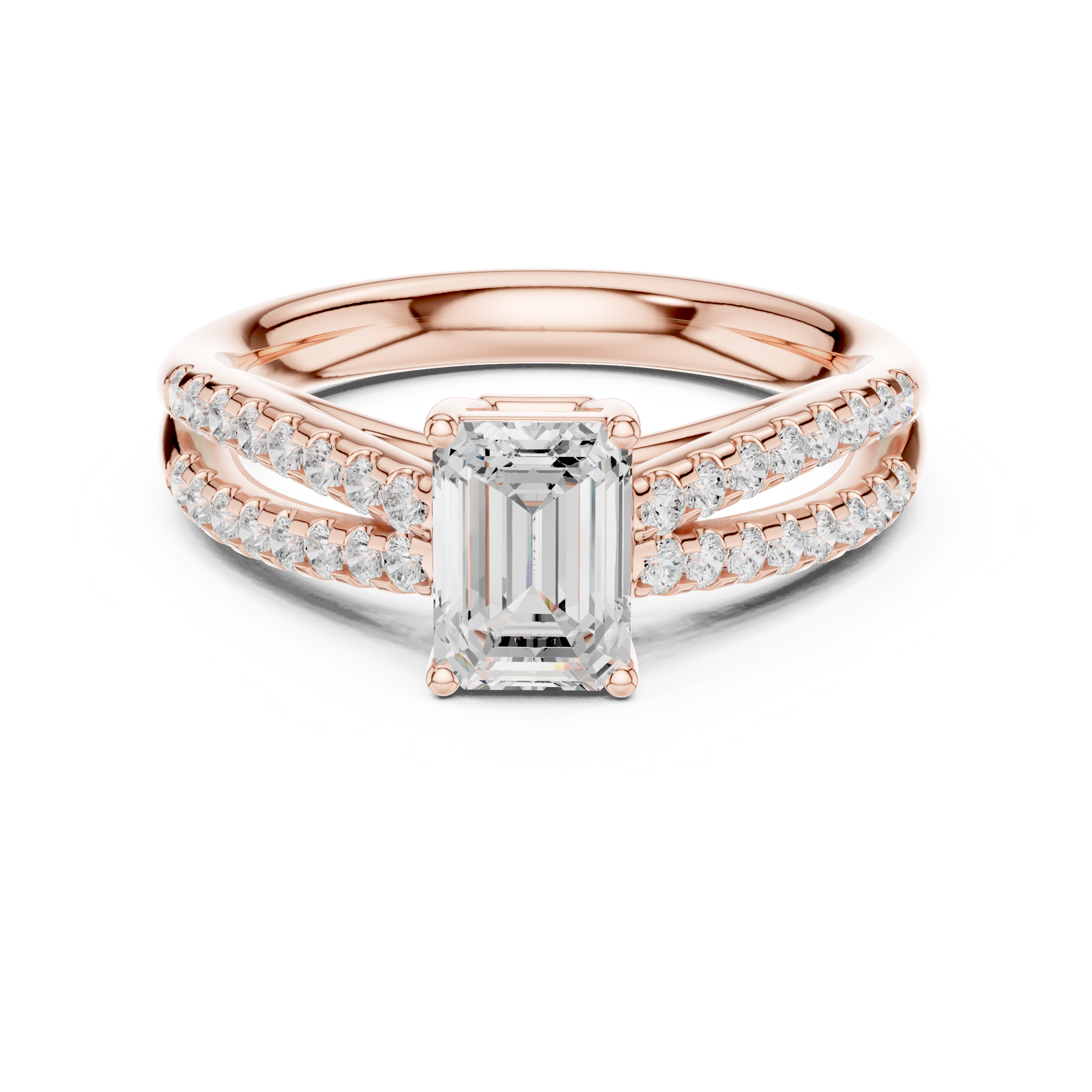 Nalia Marquise Cut Pave Lab Grown Diamond Ring