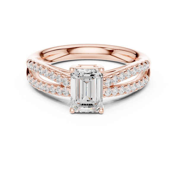 Nalia Marquise Cut Pave Lab Grown Diamond Ring