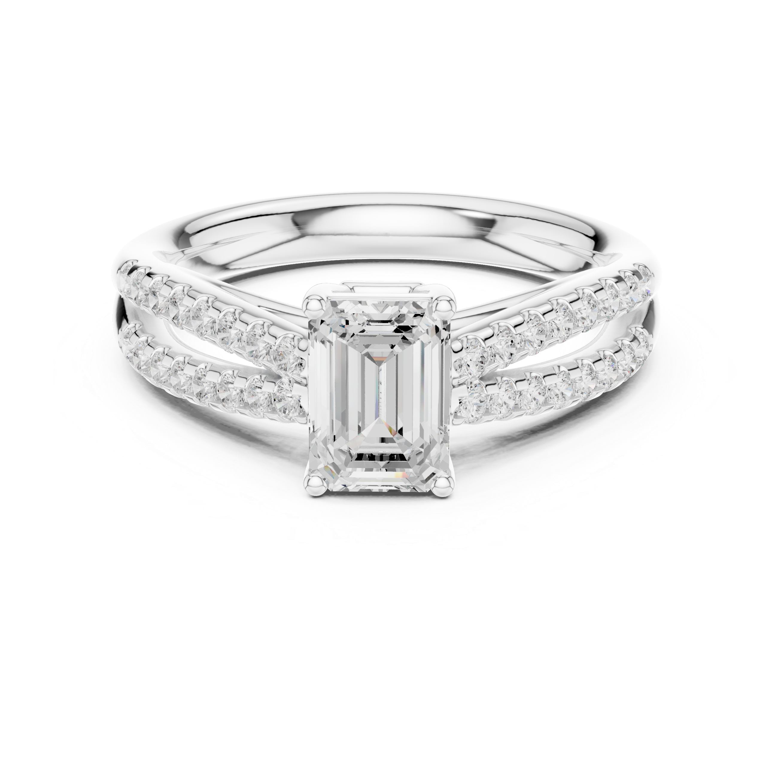 Nalia Marquise Cut Pave Lab Grown Diamond Ring