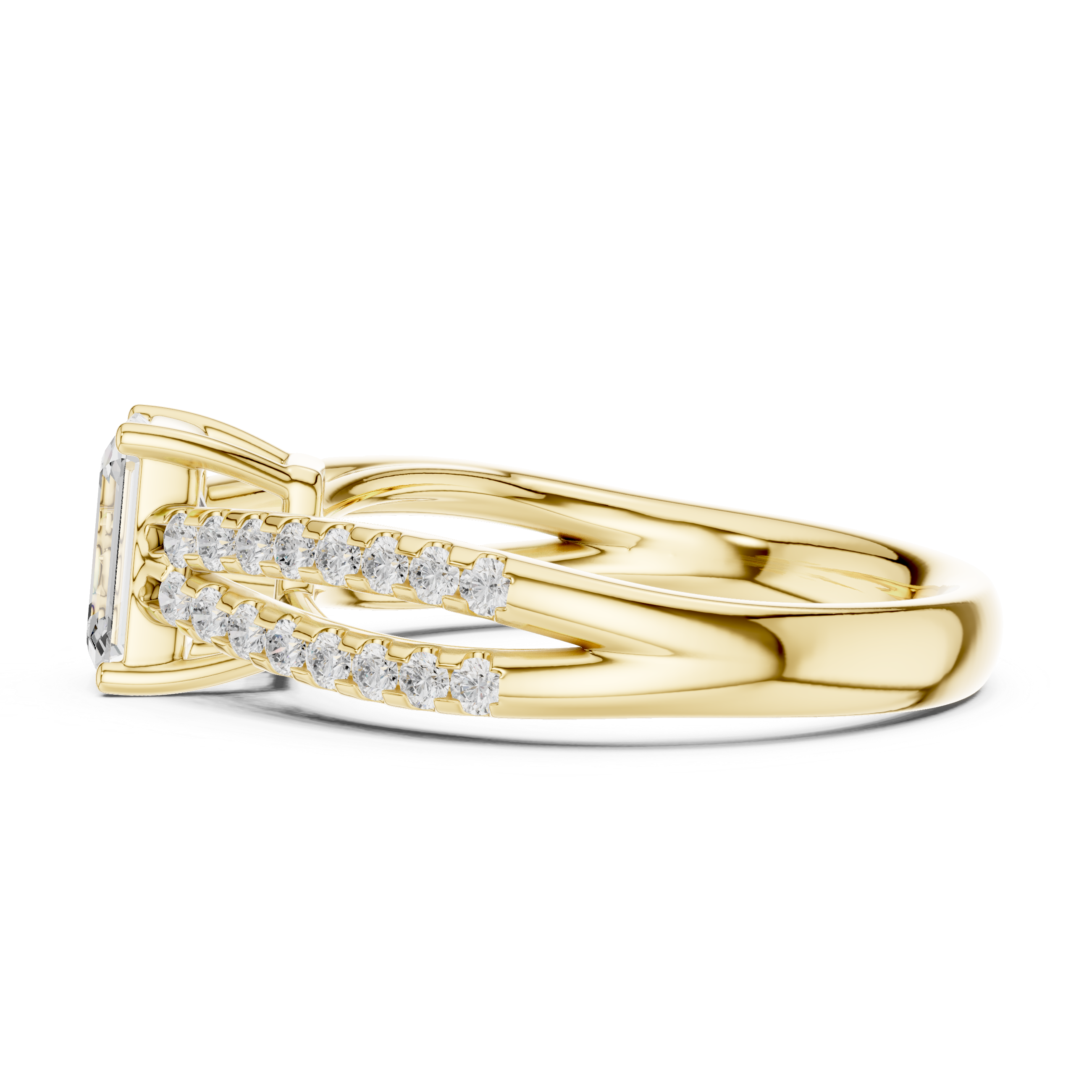 Nalia Marquise Cut Pave Lab Grown Diamond Ring
