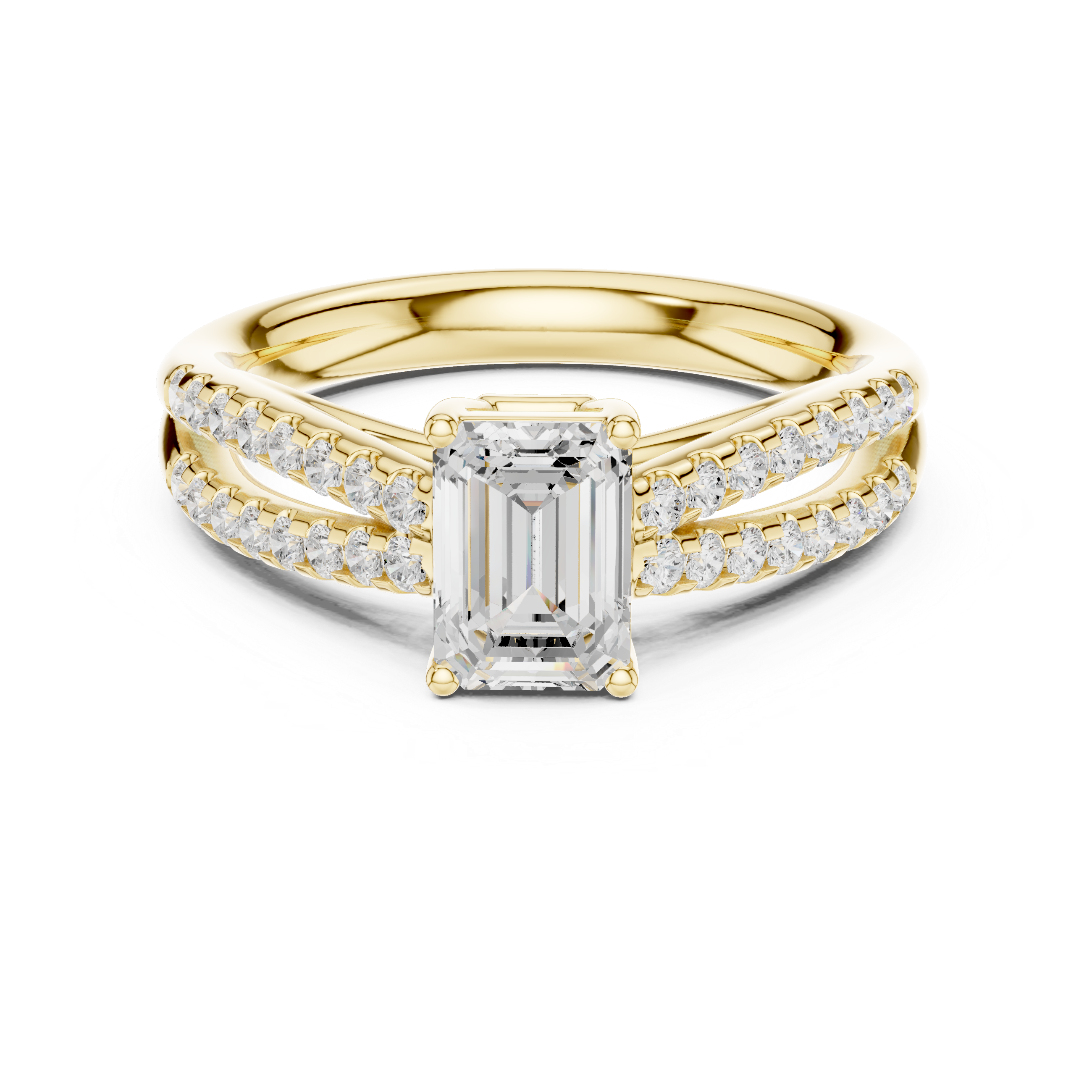 Nalia Marquise Cut Pave Lab Grown Diamond Ring