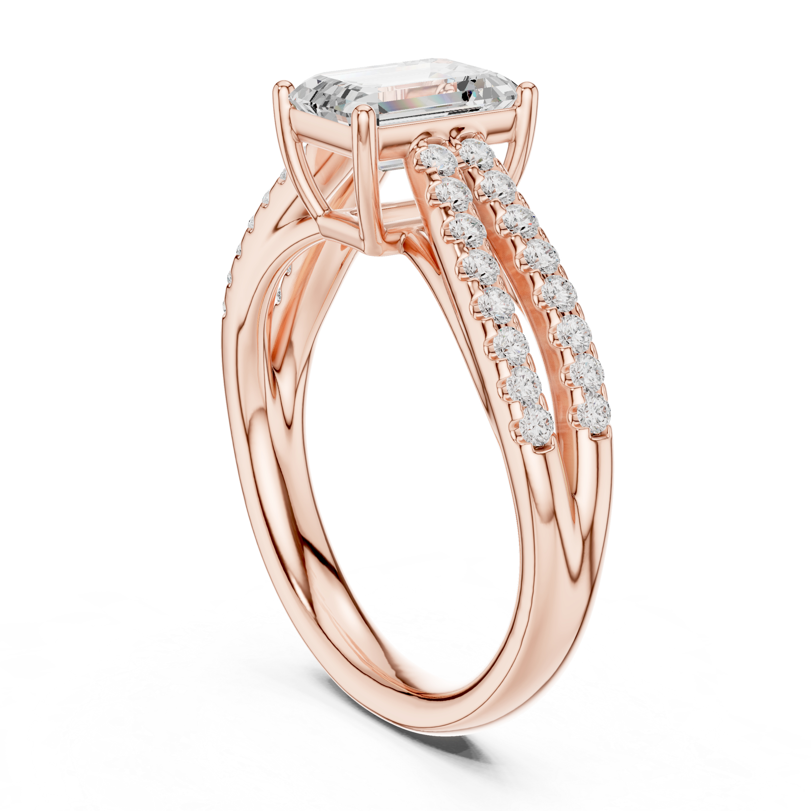 Ziva Pear Shape Solitaire Lab Grown Diamond Ring