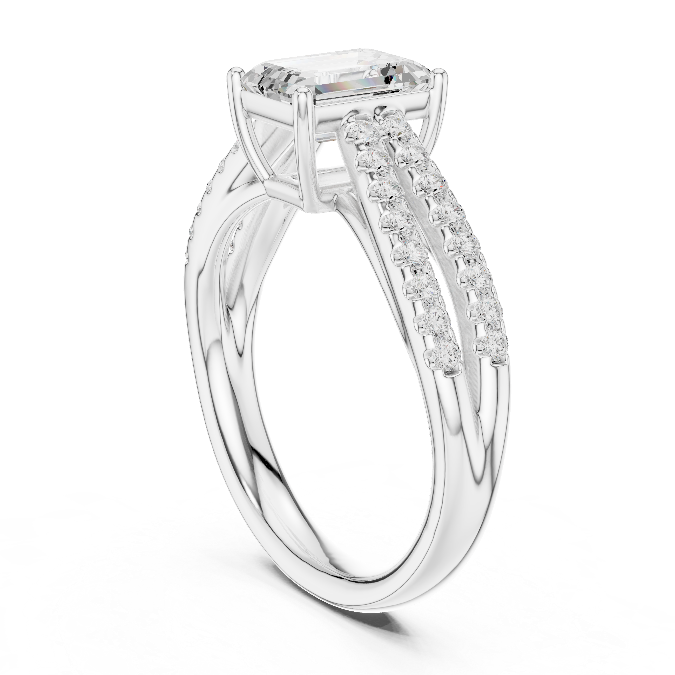 Ziva Pear Shape Solitaire Lab Grown Diamond Ring