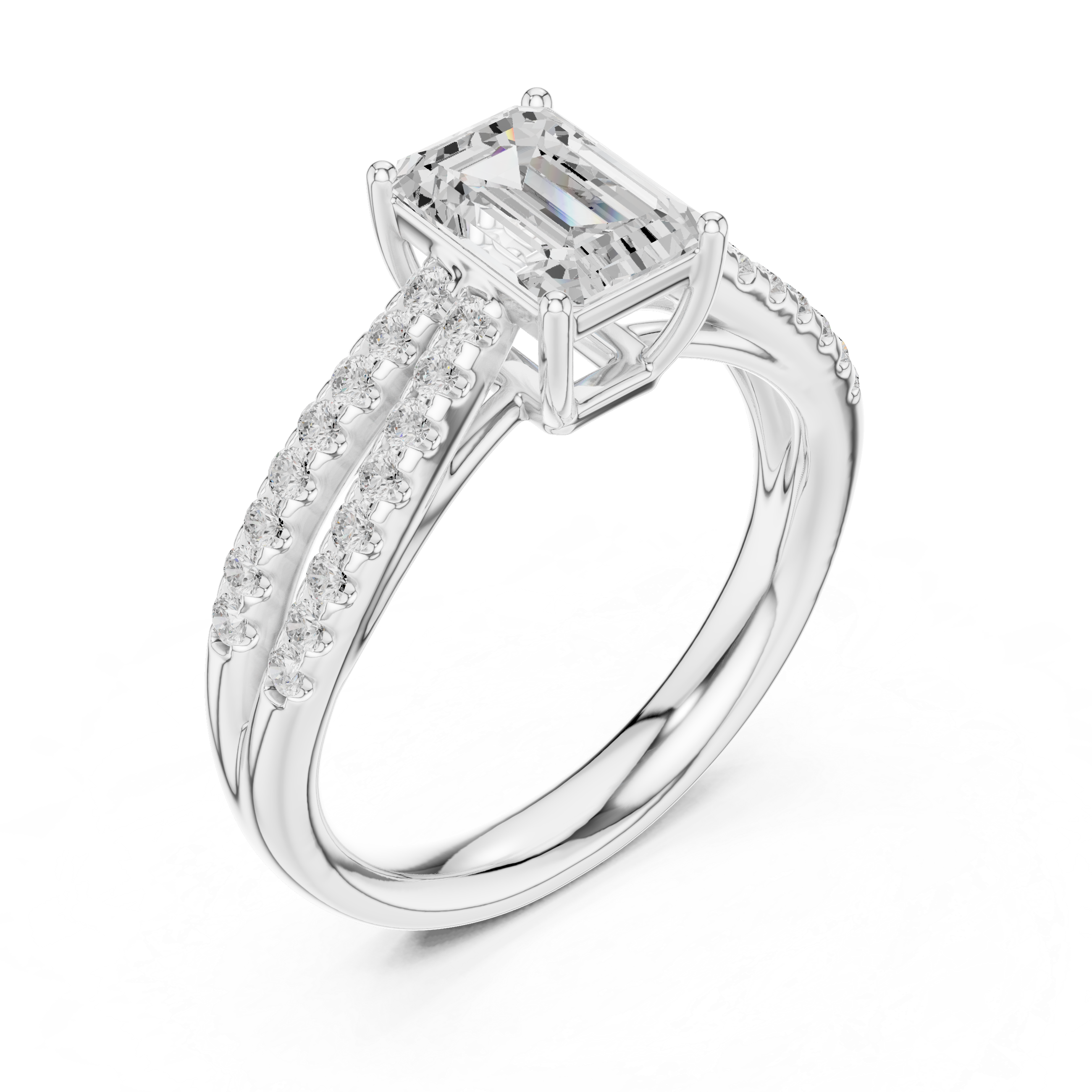 Ziva Pear Shape Solitaire Lab Grown Diamond Ring
