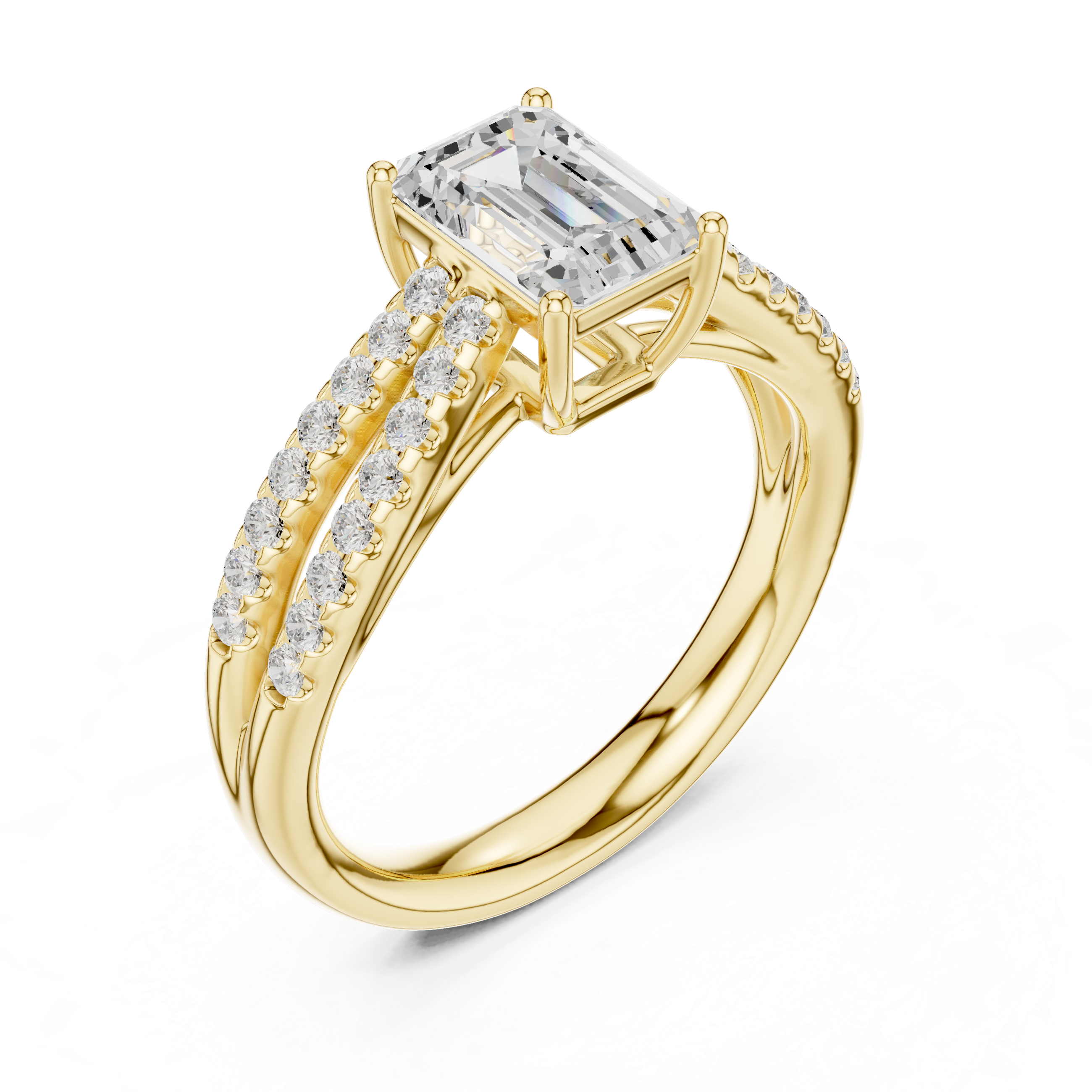 Ziva Pear Shape Solitaire Lab Grown Diamond Ring