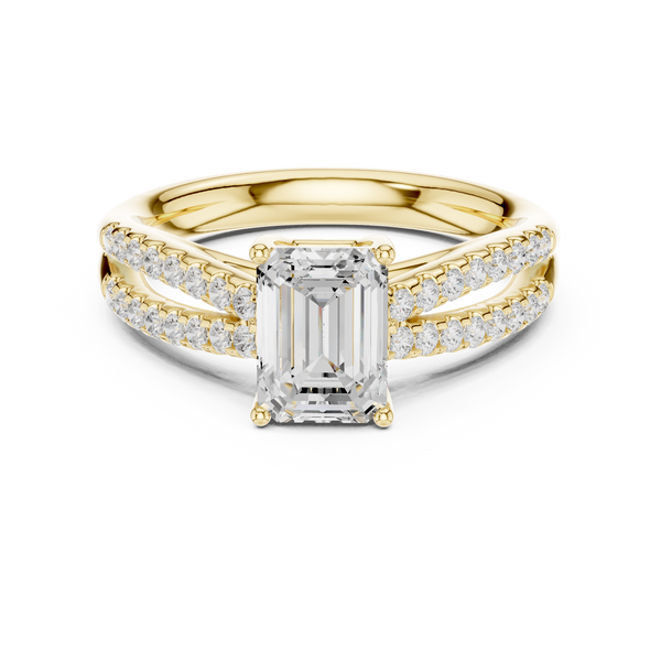 Ziva Pear Shape Solitaire Lab Grown Diamond Ring