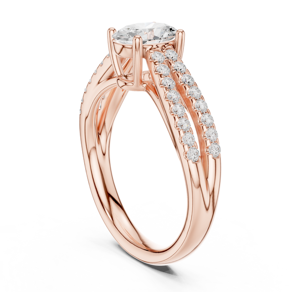 Cynthia Vintage Milgrain Marquise Lab Grown Diamond Ring