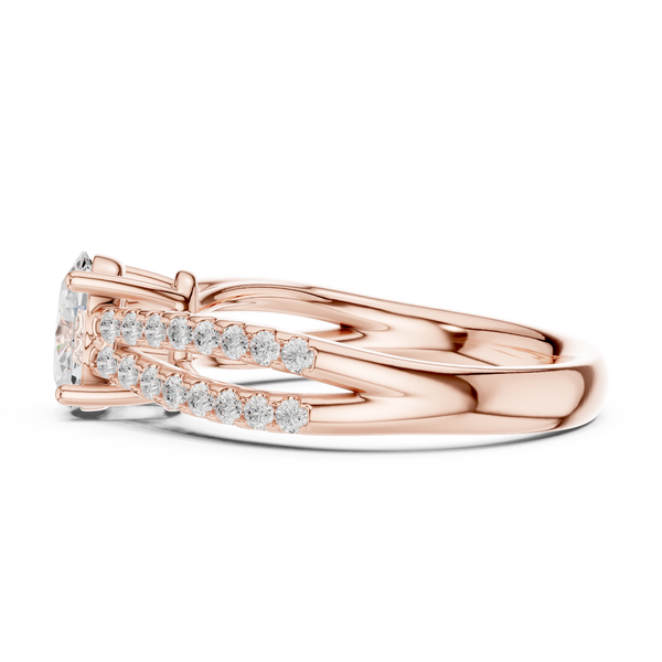 Cynthia Vintage Milgrain Marquise Lab Grown Diamond Ring