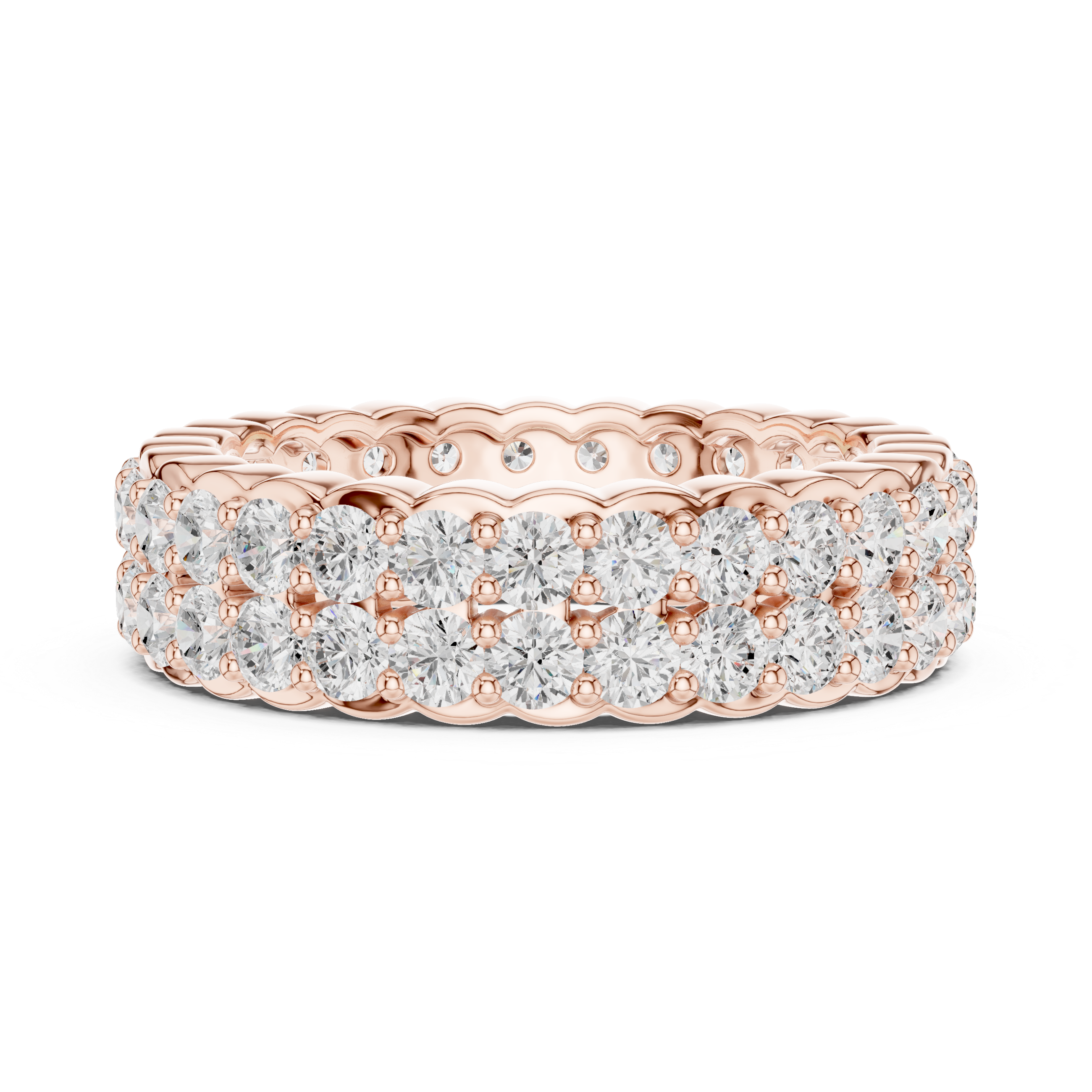 Vian Cushion Cut Bezel Set Lab Grown Diamond Ring