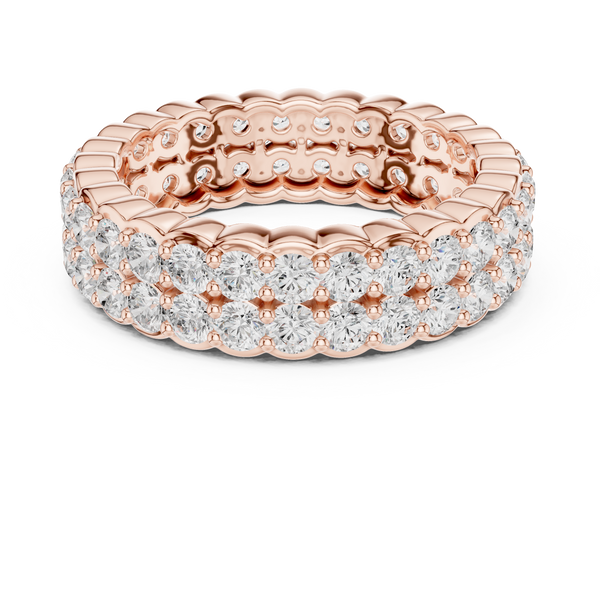 Vian Cushion Cut Bezel Set Lab Grown Diamond Ring