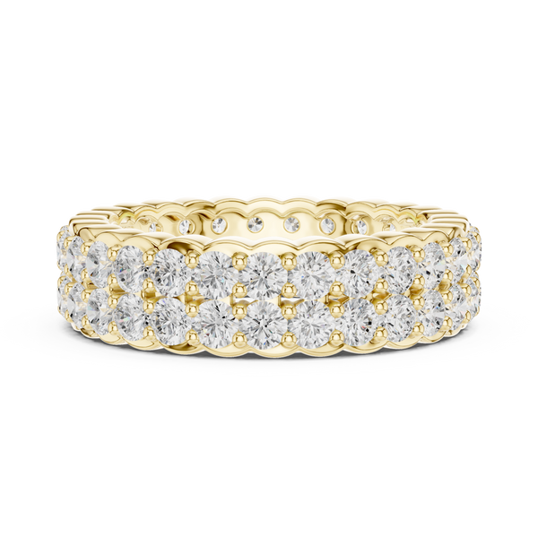 Vian Cushion Cut Bezel Set Lab Grown Diamond Ring