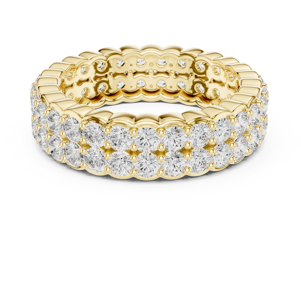 Vian Cushion Cut Bezel Set Lab Grown Diamond Ring