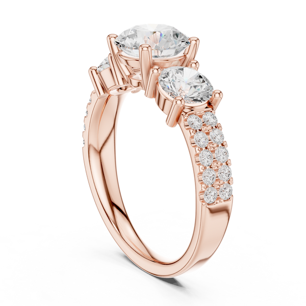 Vesper Emerald Cut Eternity Lab Grown Diamond Ring