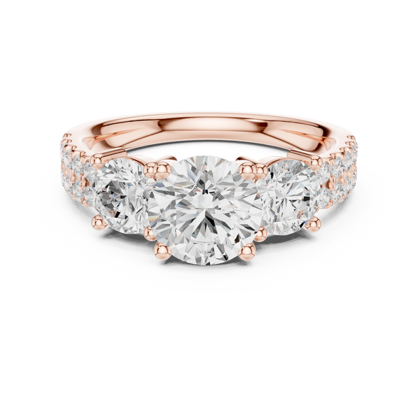 Vesper Emerald Cut Eternity Lab Grown Diamond Ring