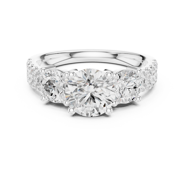 Vesper Emerald Cut Eternity Lab Grown Diamond Ring