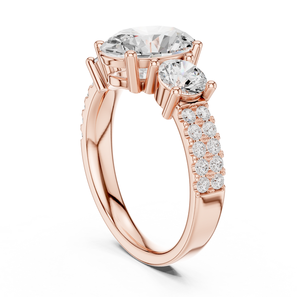 Aura Solitaire Pear Shape Lab Grown Diamond Ring