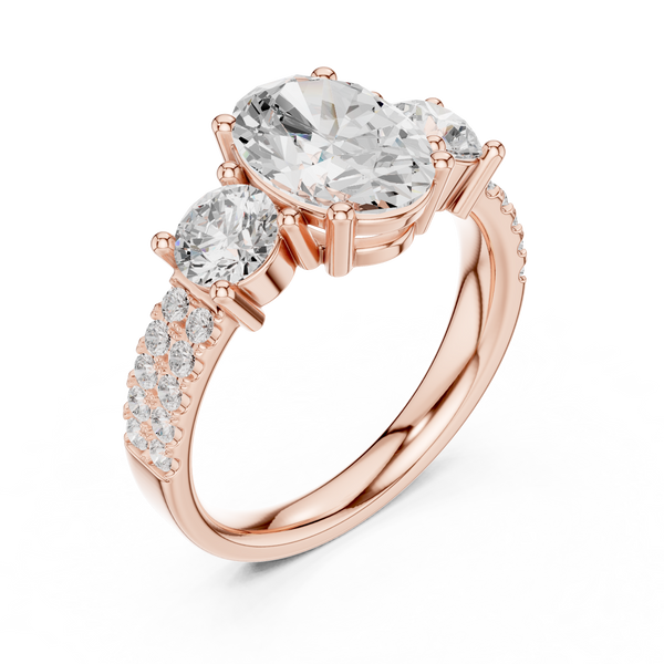 Aura Solitaire Pear Shape Lab Grown Diamond Ring