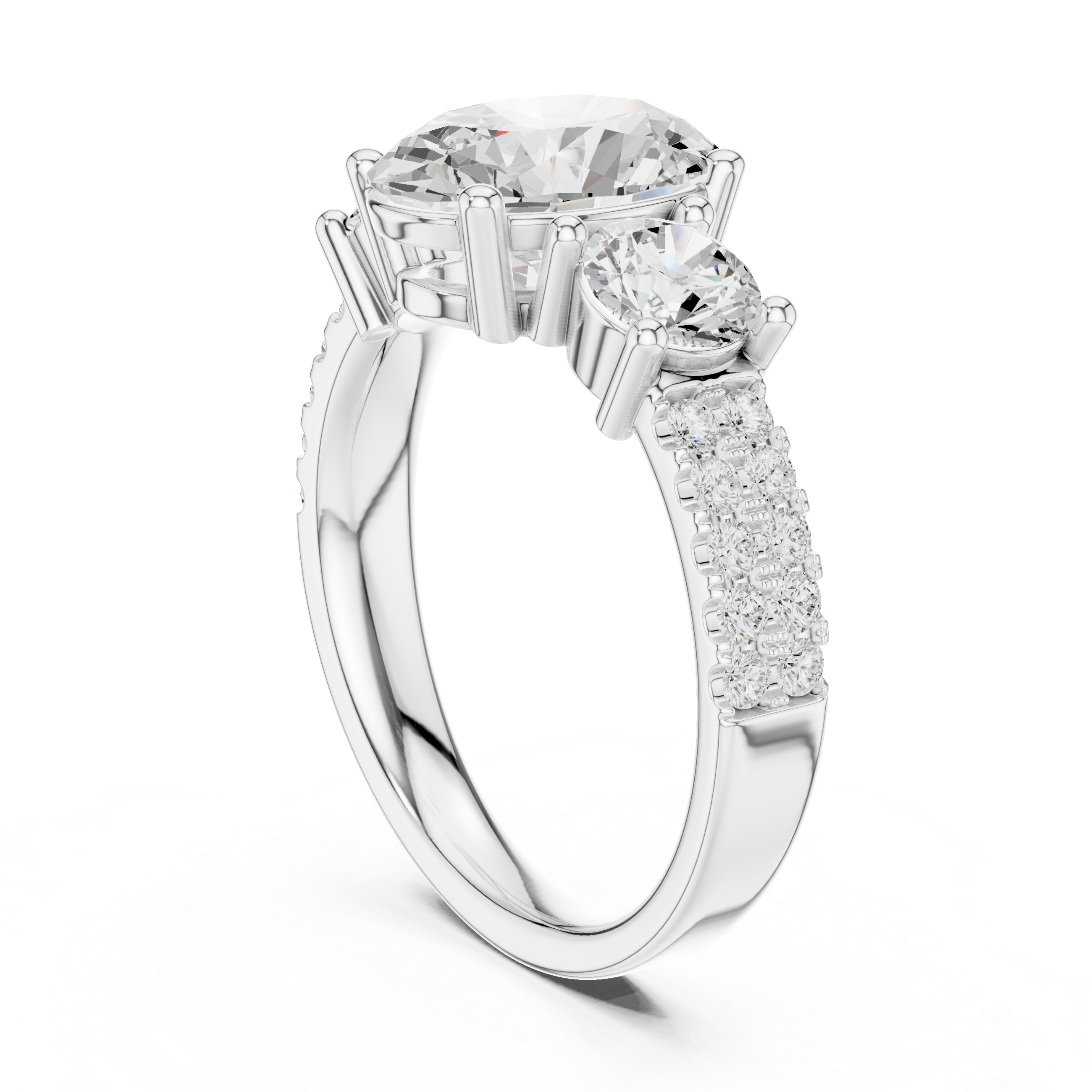 Aura Solitaire Pear Shape Lab Grown Diamond Ring