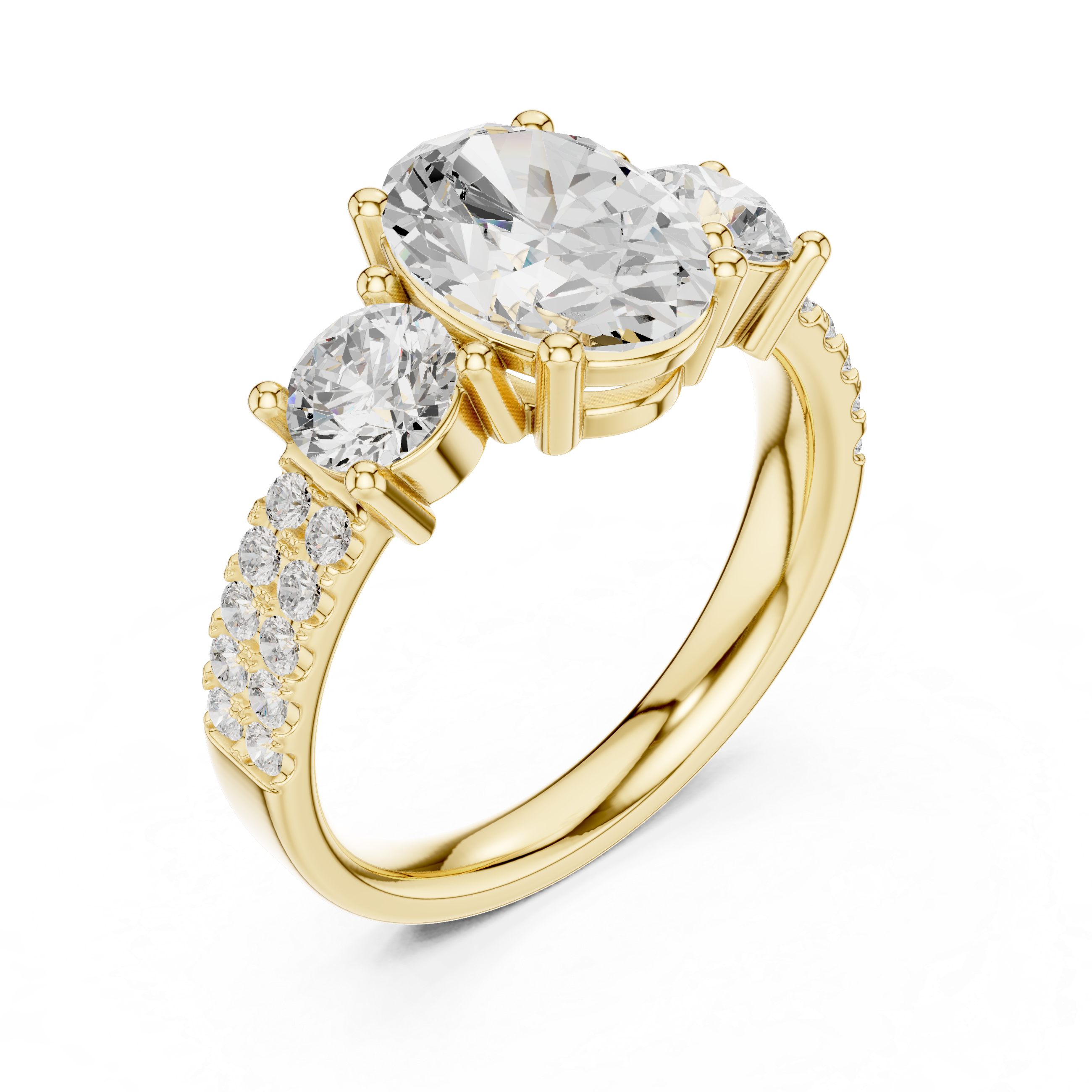 Aura Solitaire Pear Shape Lab Grown Diamond Ring