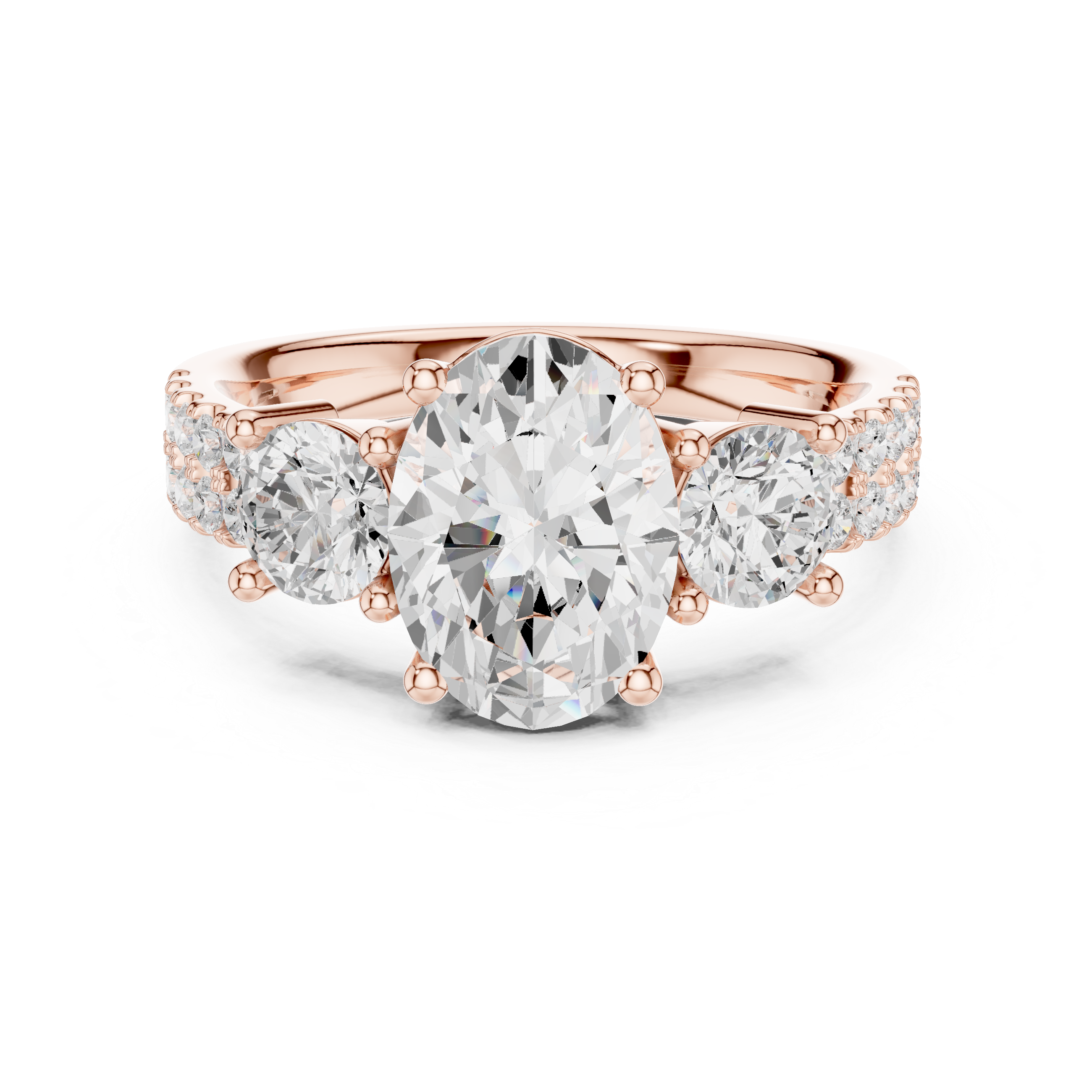 Aura Solitaire Pear Shape Lab Grown Diamond Ring