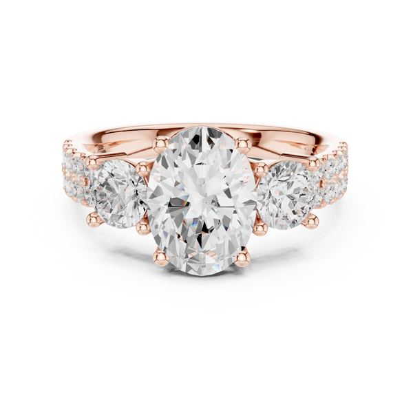 Aura Solitaire Pear Shape Lab Grown Diamond Ring