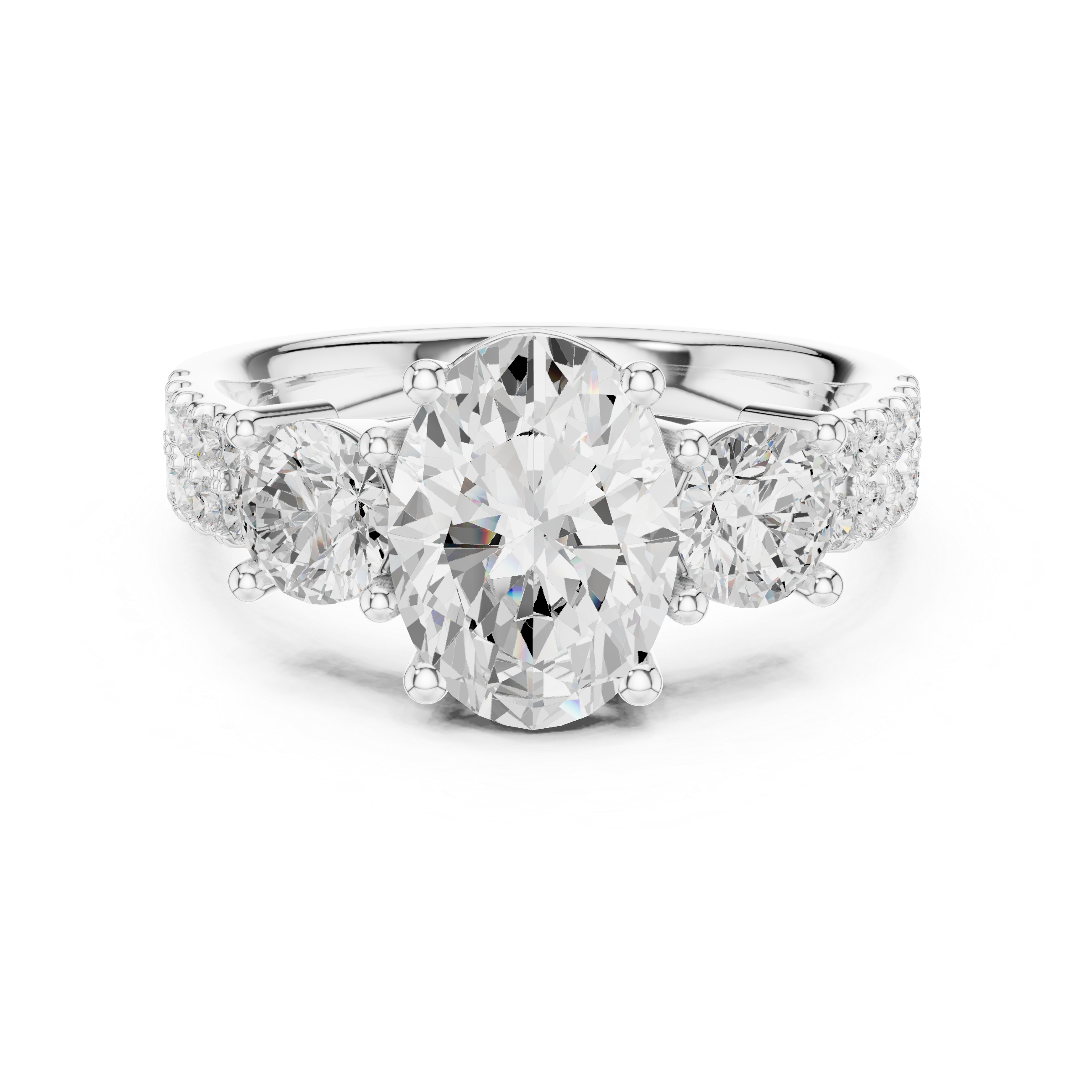 Aura Solitaire Pear Shape Lab Grown Diamond Ring