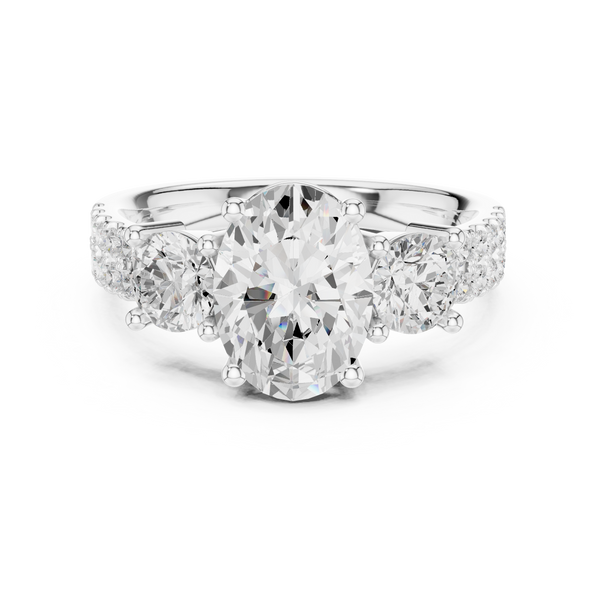 Aura Solitaire Pear Shape Lab Grown Diamond Ring