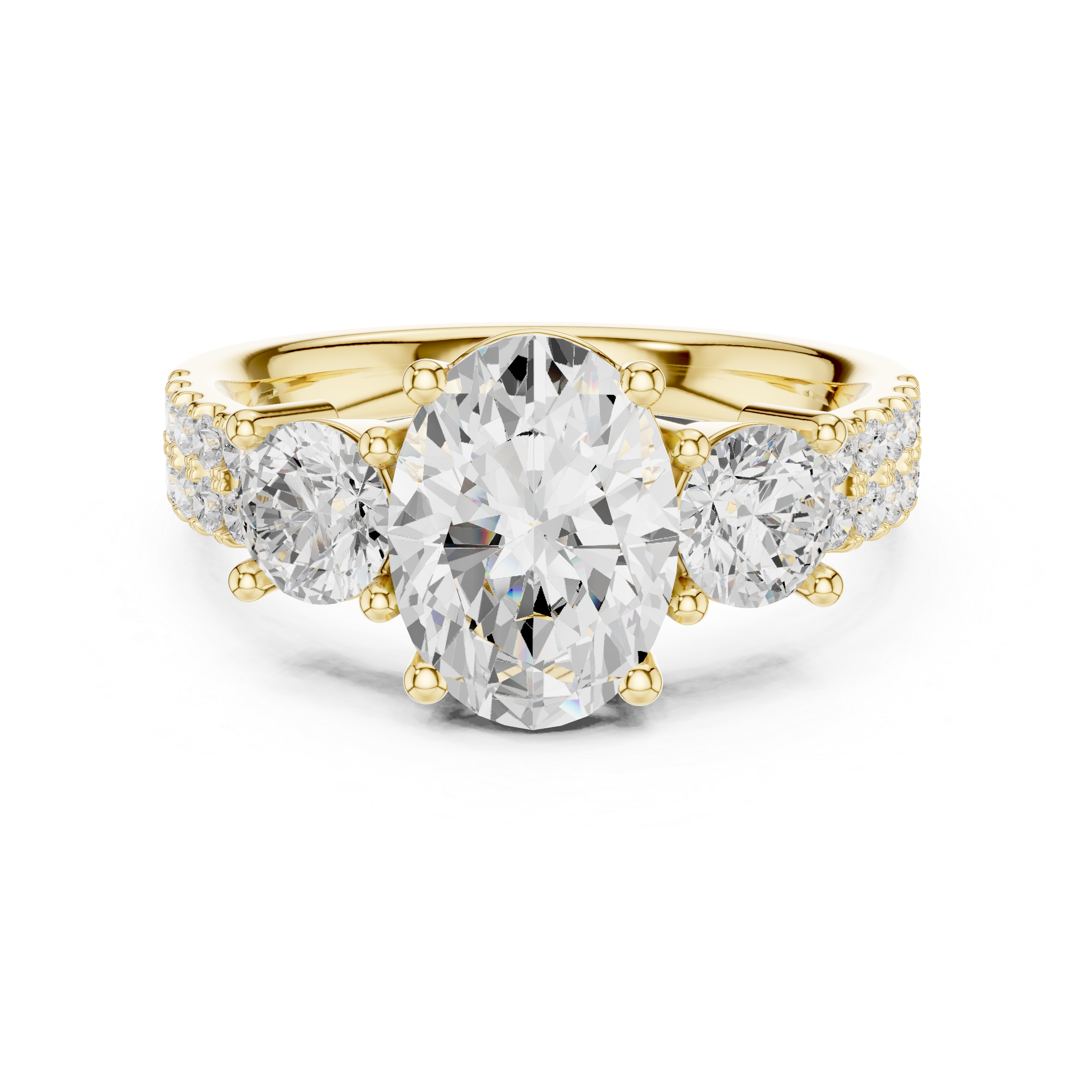 Aura Solitaire Pear Shape Lab Grown Diamond Ring
