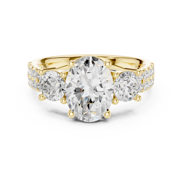 Aura Solitaire Pear Shape Lab Grown Diamond Ring