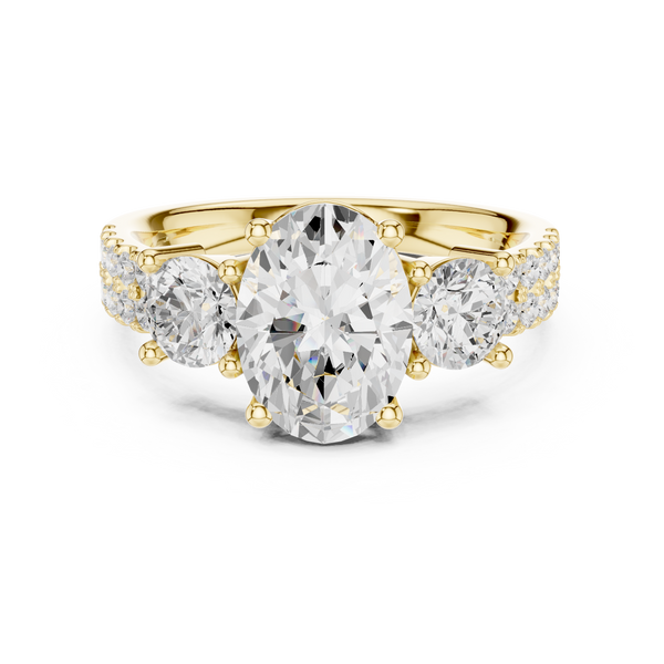 Aura Solitaire Pear Shape Lab Grown Diamond Ring