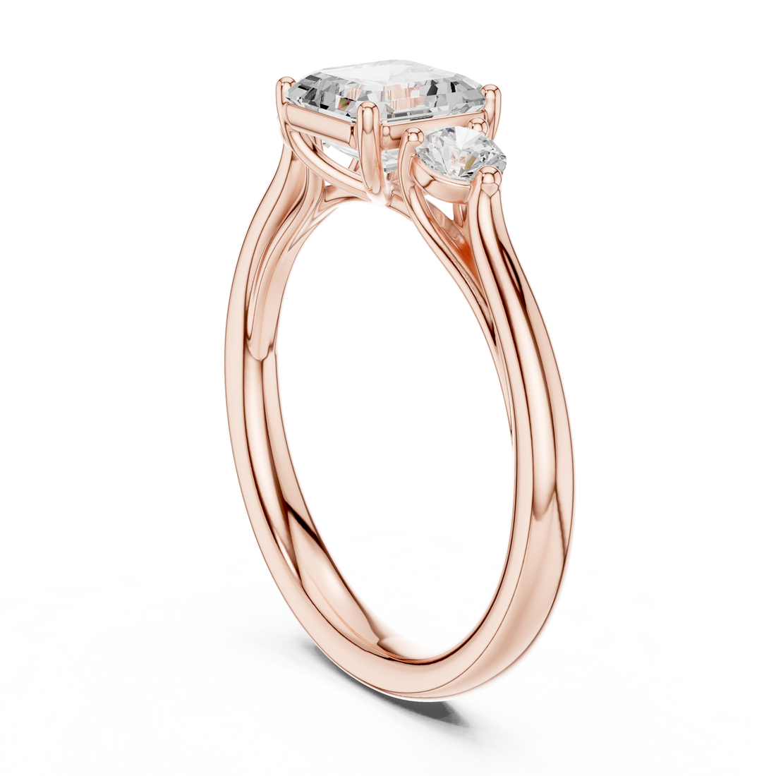 Zari Radiant Cut Pave Lab Grown Diamond Ring