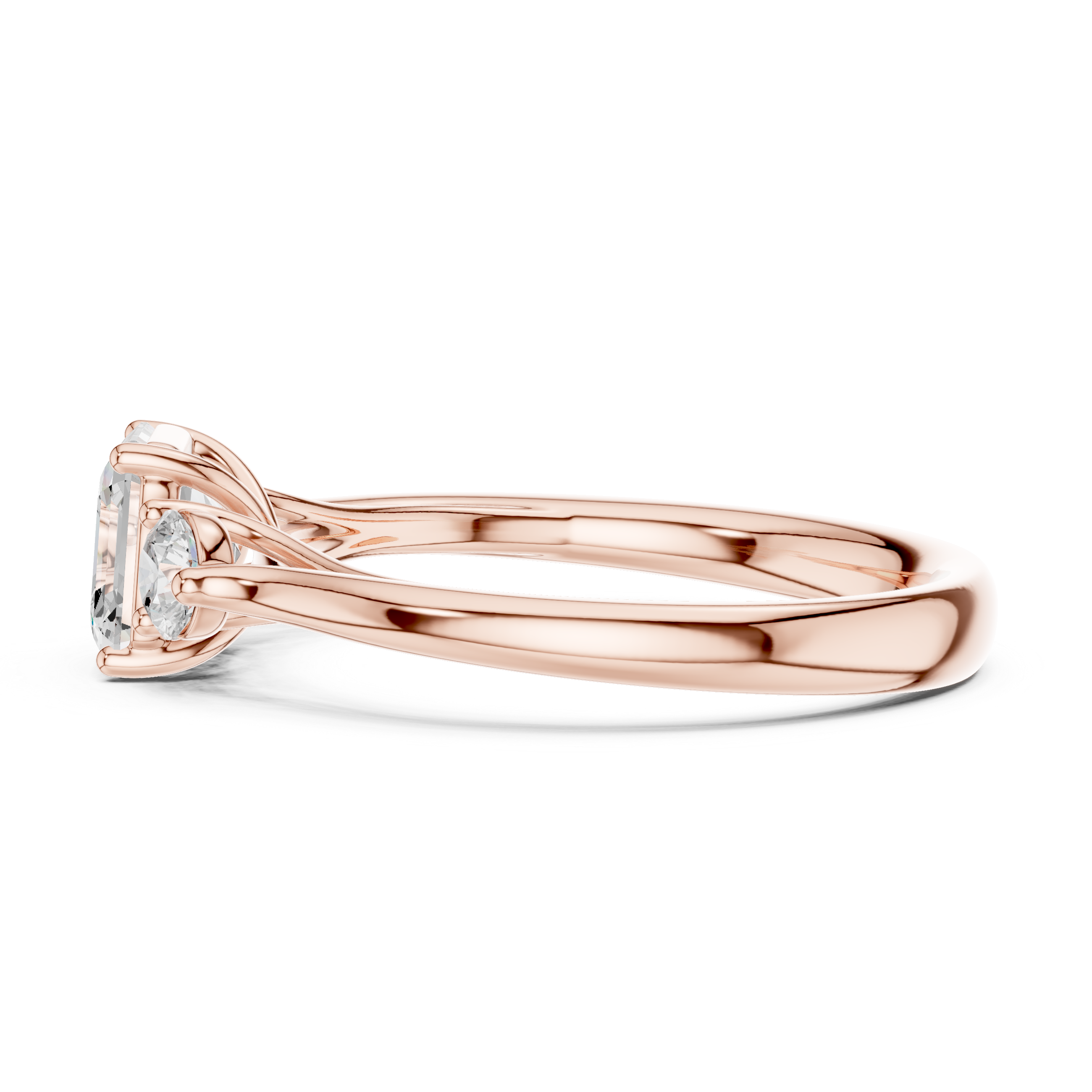 Zari Radiant Cut Pave Lab Grown Diamond Ring
