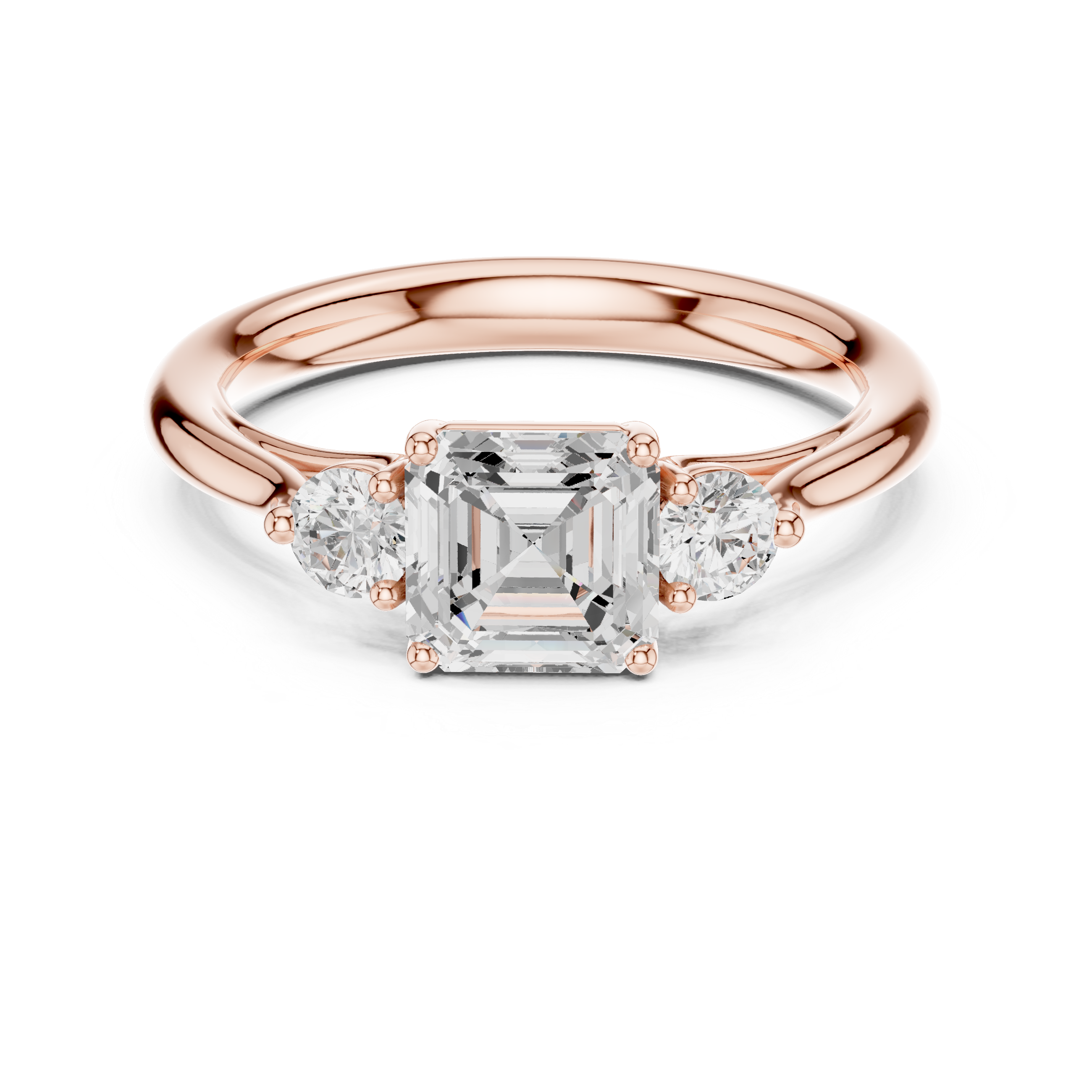 Zari Radiant Cut Pave Lab Grown Diamond Ring
