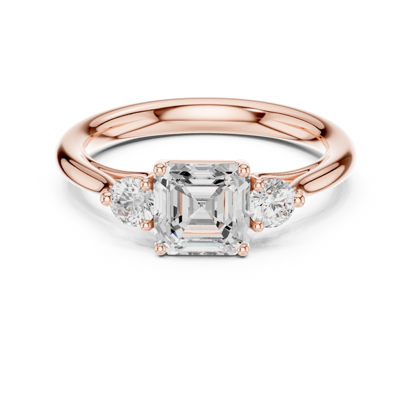 Zari Radiant Cut Pave Lab Grown Diamond Ring