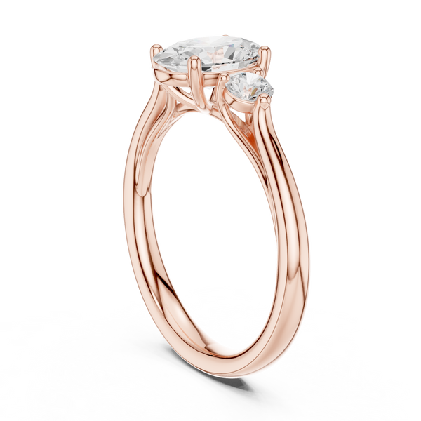 Esme Cushion Cut Solitaire Lab Grown Diamond Ring