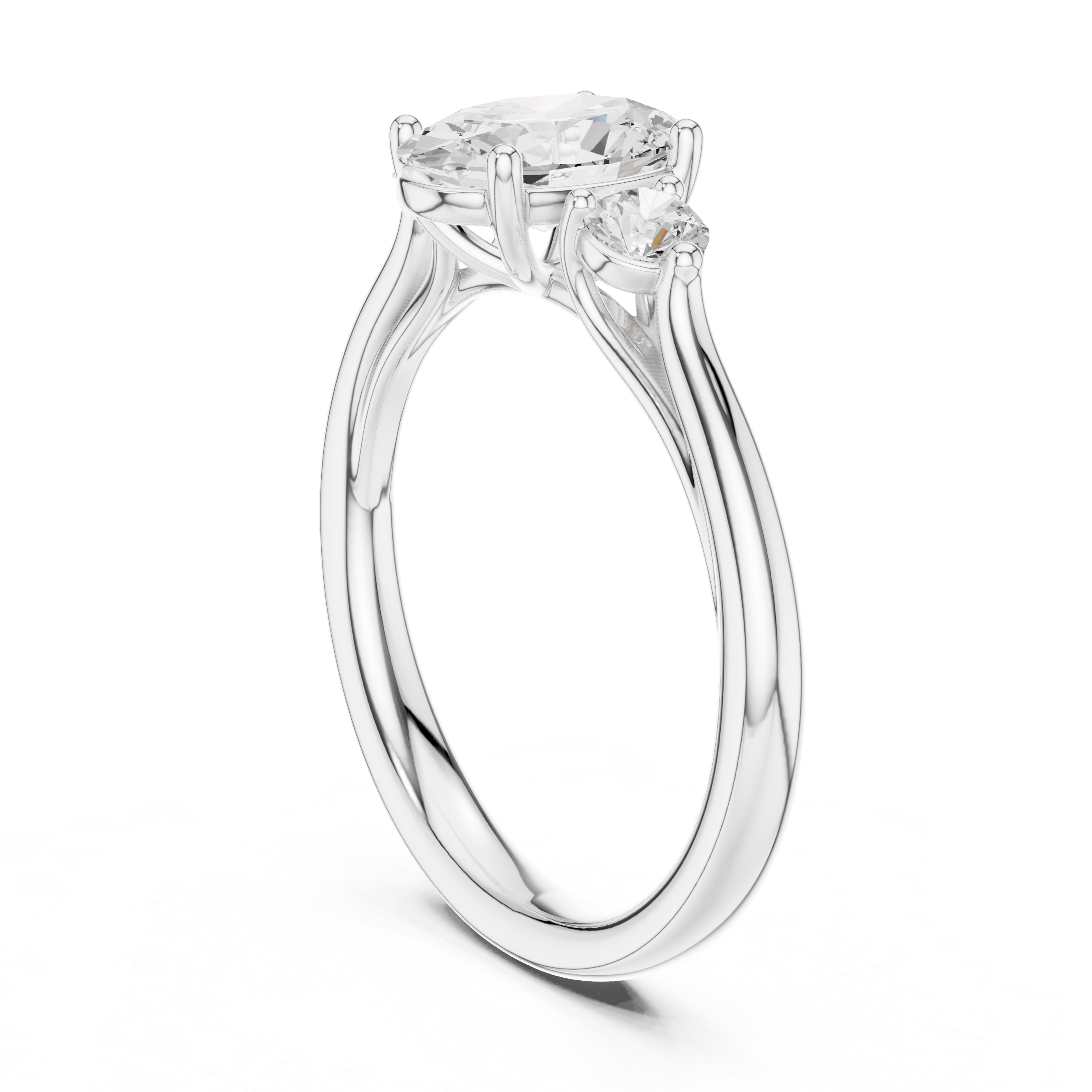 Esme Cushion Cut Solitaire Lab Grown Diamond Ring