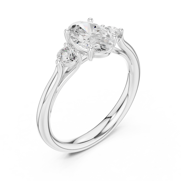 Esme Cushion Cut Solitaire Lab Grown Diamond Ring