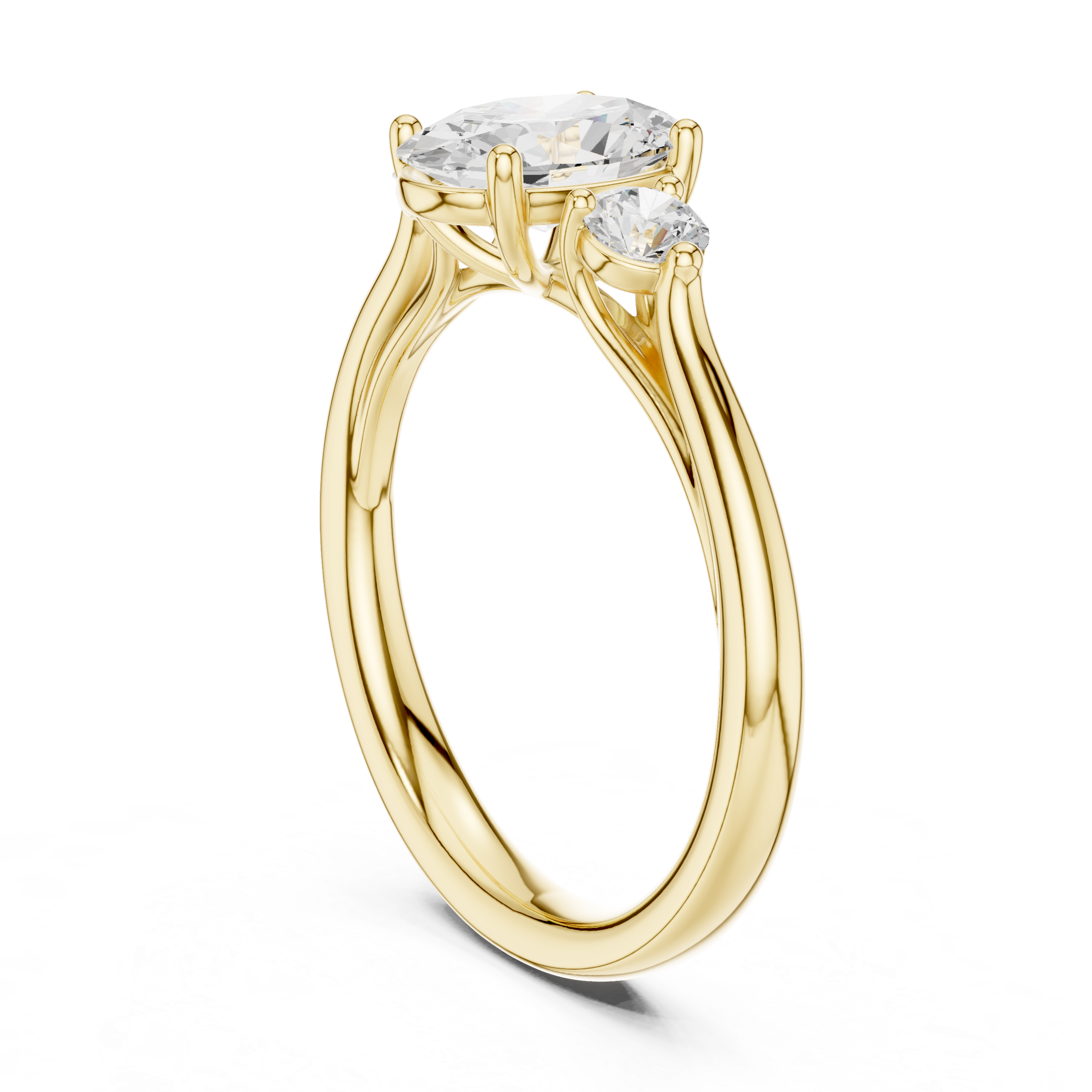 Esme Cushion Cut Solitaire Lab Grown Diamond Ring
