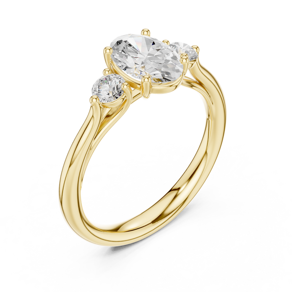 Esme Cushion Cut Solitaire Lab Grown Diamond Ring